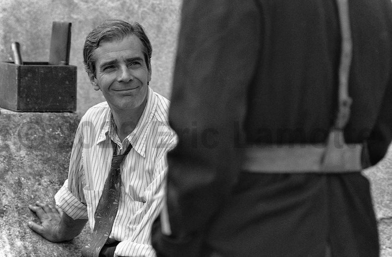 Pierre Arditi sur le tournage du film De guerre lasse