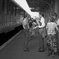 Christophe Malavoy sur le tournage du film De guerre lasse